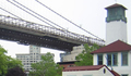 The drill with the Brooklyn Bridge.