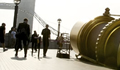 The Telectroscope with City Hall and Tower Bridge.