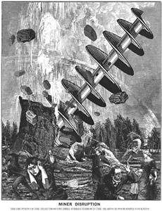 A Punch cartoon satirising the construction of the tunnel